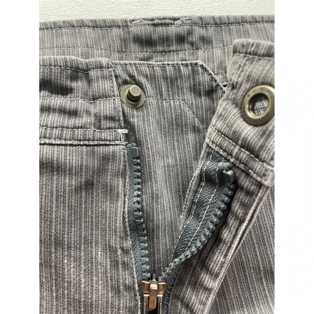 KUHL Mens 38x30 Gray‎ Pinstripe Work Utility Cargo Pants Cotton Relaxed Fit